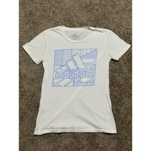 Women's Adidas Short Sleeve Graphic Shirt - XS